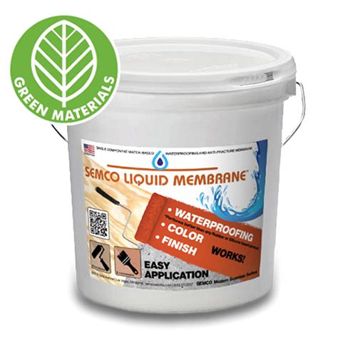 liquid waterproofing membrane in septic distribution box|semco liquid membrane.